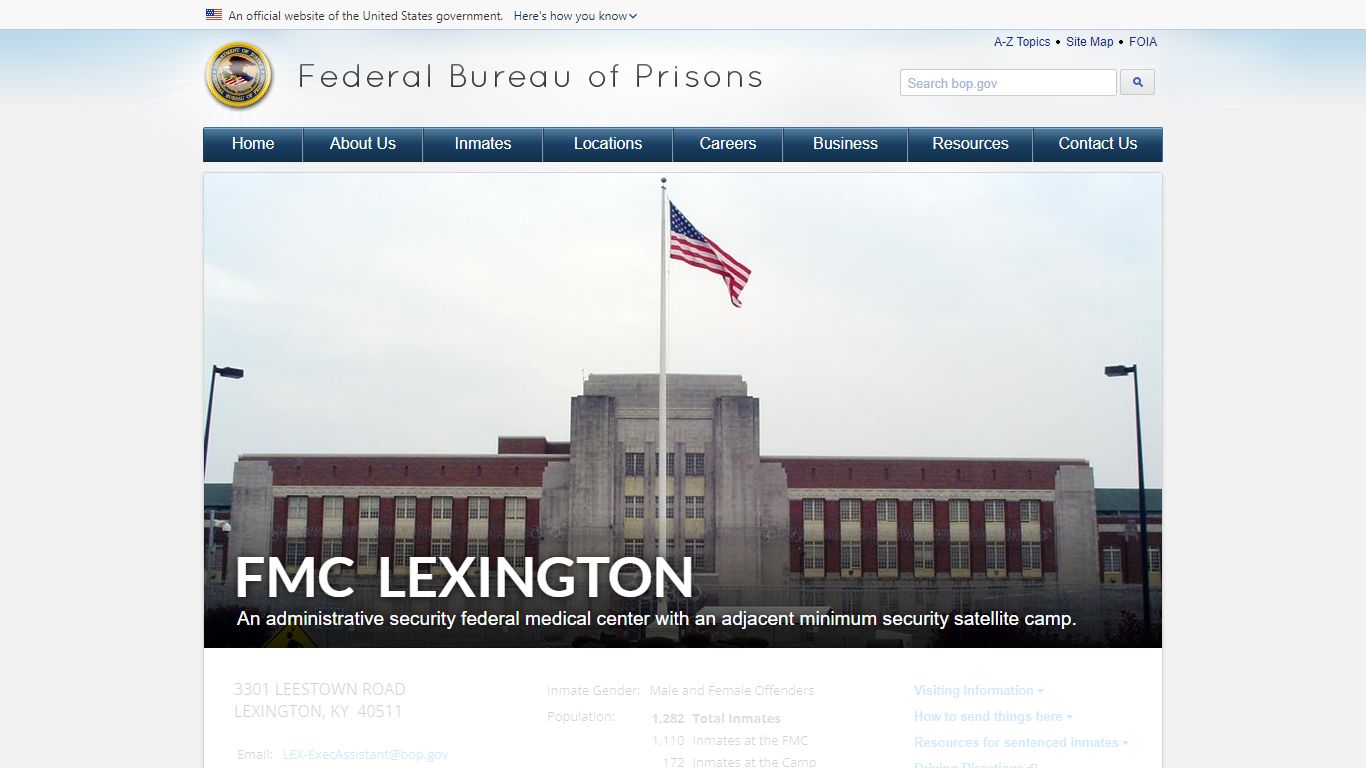 FMC Lexington - Federal Bureau of Prisons